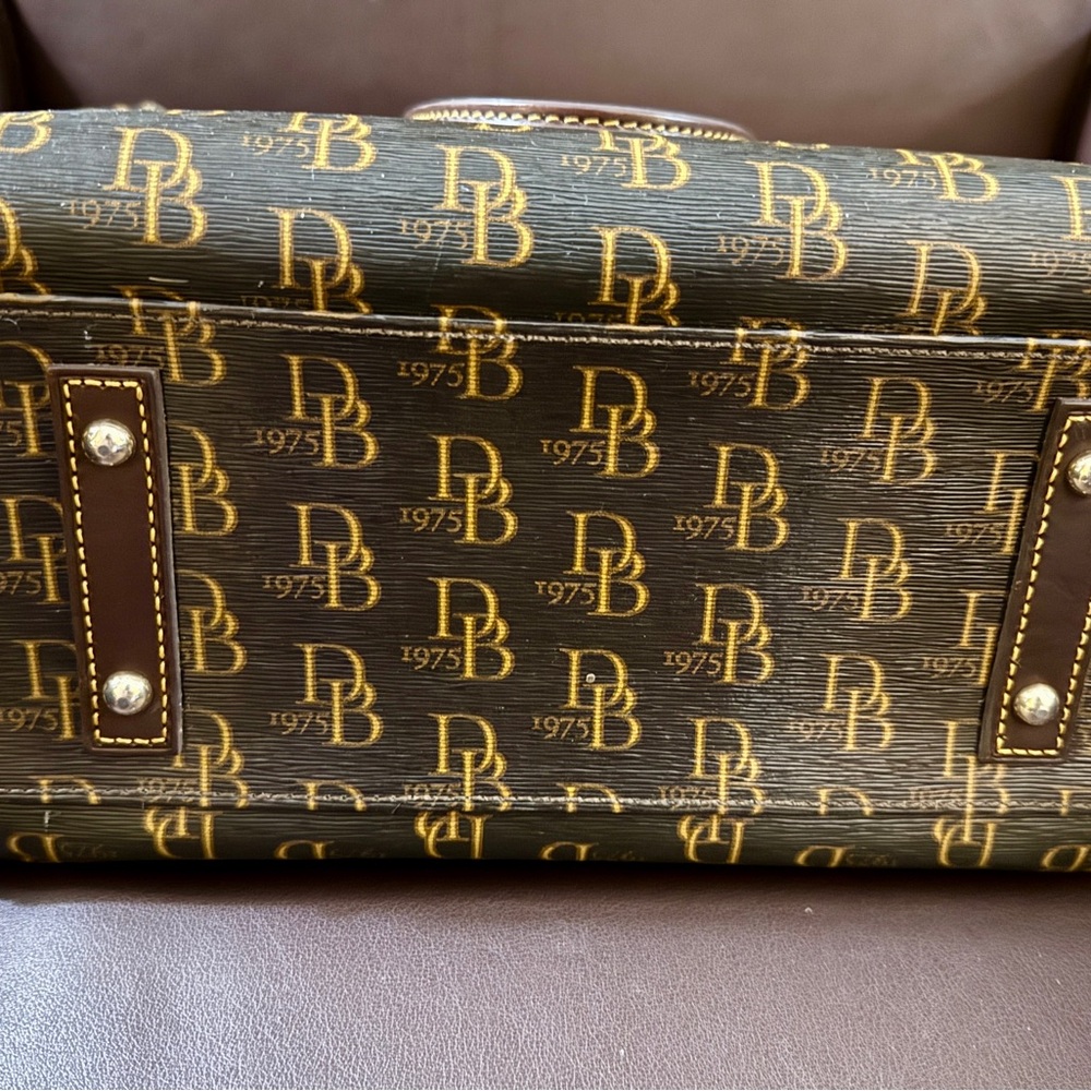 Vintage Dooney & Bourke Black Signature 1975 Handbag - Picture 12 of 12